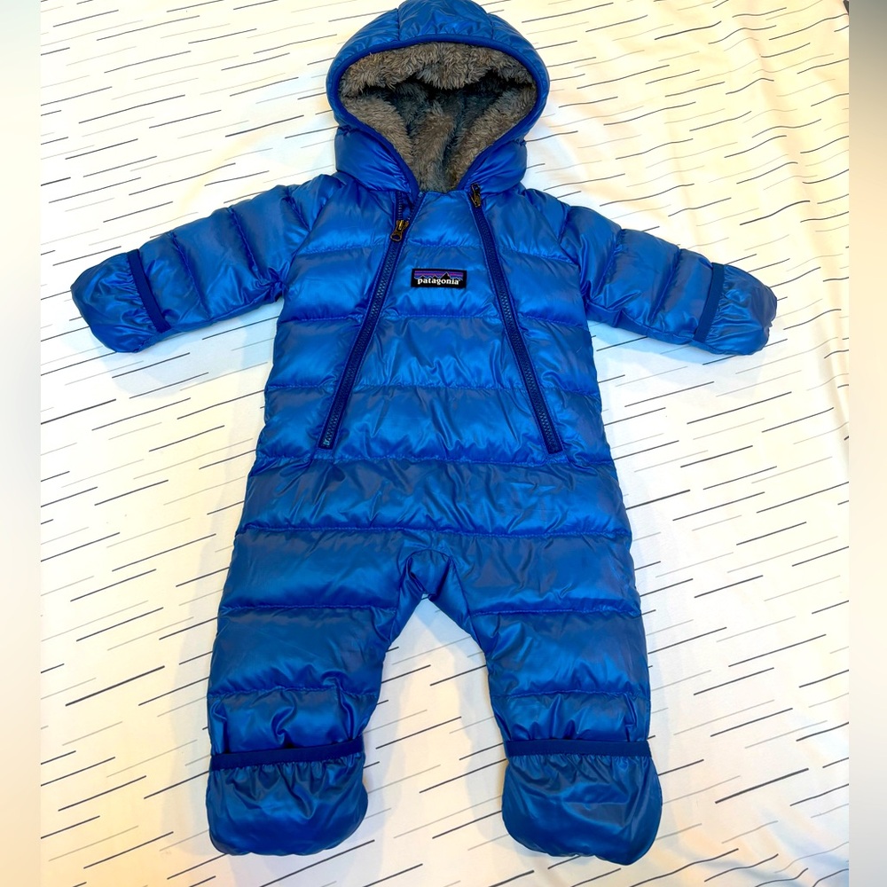 Patagonia Infant hi-loft down one-piece bunting